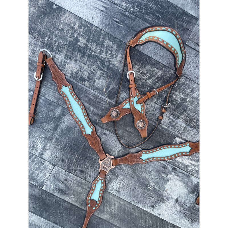 Bonanza Headstall and Breast Collar Set
