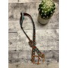 Painted Turquoise Stone Headstall
