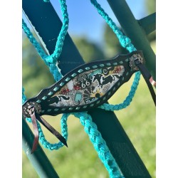 Braided Rope Halter- Route 66