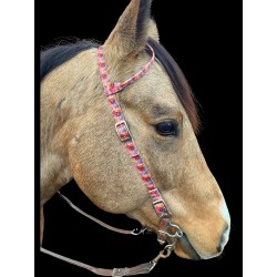 Schulz Equine One Ear Headstall Bouquet