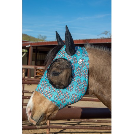 Lycra Fly Mask - Serape Aztec Cob Size Only