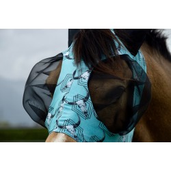 Lycra Fly Mask - Longhorn