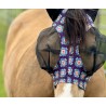 Lycra Fly Mask - Navy Aztec