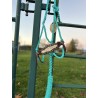 Braided Rope Halter - Cow Puncher Teal