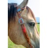 Rust Mohair Headstall