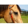 Rust Mohair Headstall