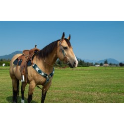 Grey Mohair Breast Collar