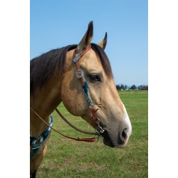 Grey Mohair Headstall