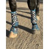 2 Pack Turquoise Glass Sports Boots