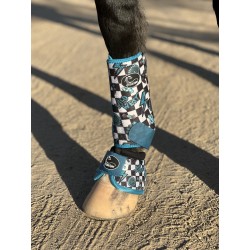 2 Pack Turquoise Glass Sports Boots