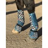 Turquoise Glass Bell Boots