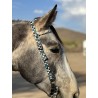 Schulz Equine One Ear Headstall Turquoise Glass