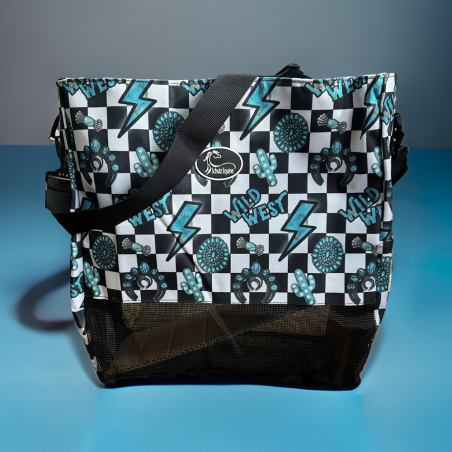 Turquoise Glass Everything Equine Tote Bag