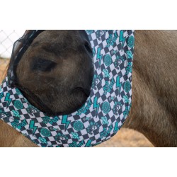 Lycra Fly Mask - Turquoise Glass