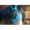 Lycra Fly Mask - Turquoise Howdy