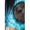 Lycra Fly Mask - Turquoise Howdy