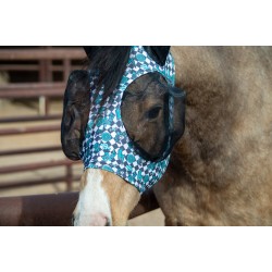 Lycra Fly Mask - Turquoise Glass