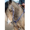 Purple Leather Headstall and Breast Collar Set