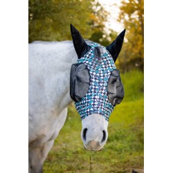 Lycra Fly Mask - Turquoise Glass