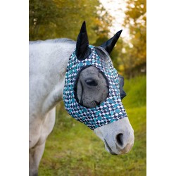 Lycra Fly Mask - Turquoise Glass