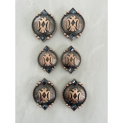 Concho - Copper Thunderbird w/ Black Stone