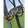 Braided Rope Halter - Turquoise Glass