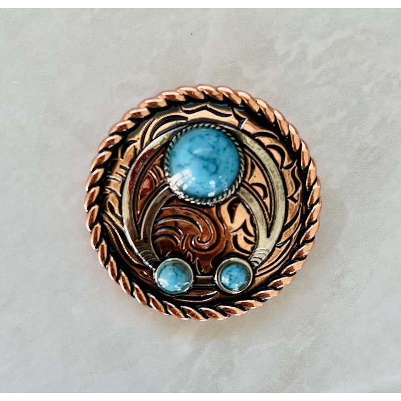 Concho - Round Squash Blossom