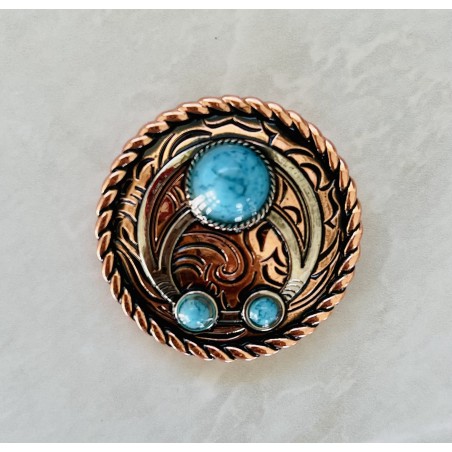 Concho - Round Squash Blossom