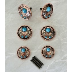 Concho - Round Squash Blossom