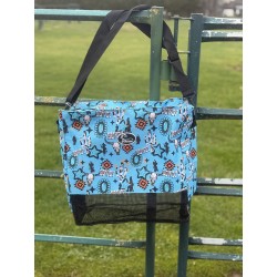 Everything Equine Tote Bag Turquoise Howdy