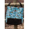 Everything Equine Tote Bag Turquoise Howdy