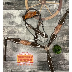 Roughy Headstall and Breast Collar Set