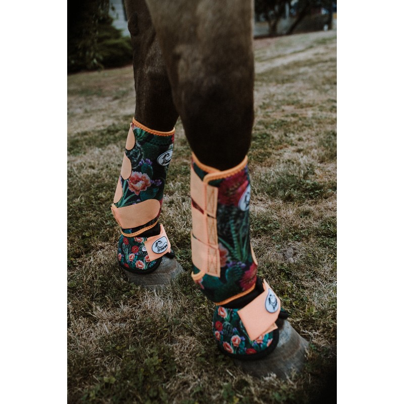 2 Pack Schulz Equine Desert Bloom Sports Boots