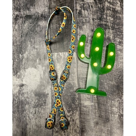 Schulz Equine Nylon One Ear Headstall: Wild Sunflower